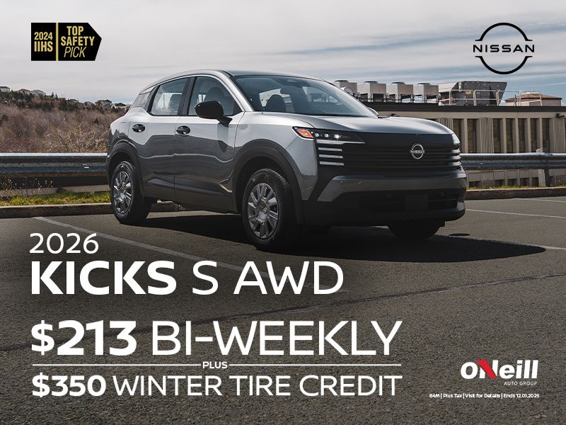 The 2026 Nissan Kicks S