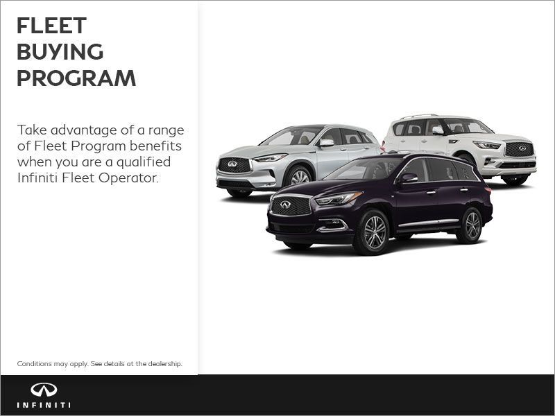 Infiniti Fleet Buying Program