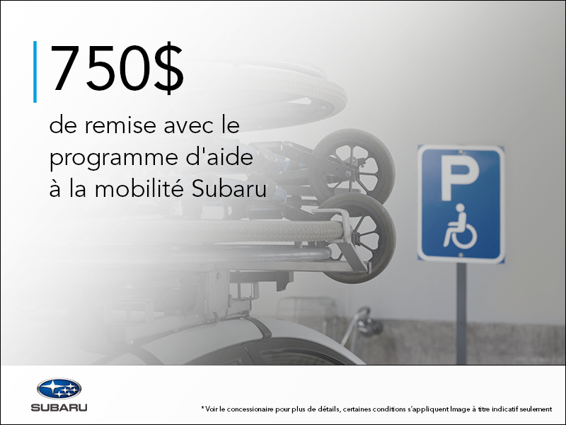 Programme d'aide à la mobilité Subaru