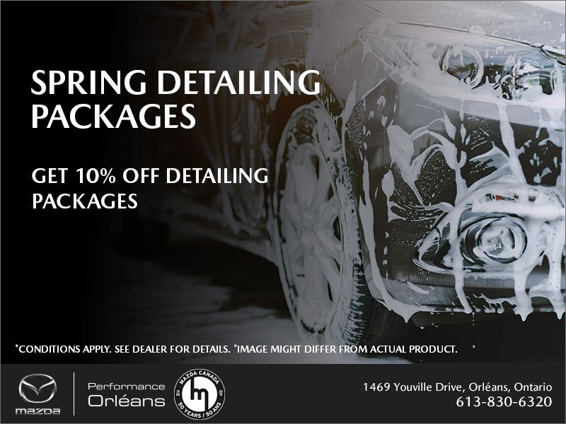 Performance Mazda in Orléans Spring Detailing Packages