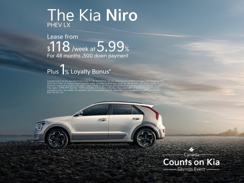 Get the Kia Niro PHEV LX