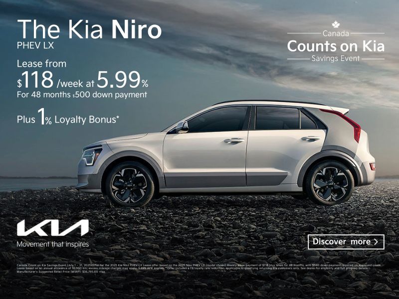 Get the Kia Niro PHEV LX