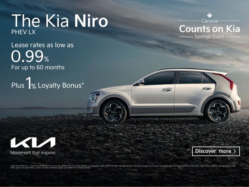 Get the Kia Niro PHEV LX
