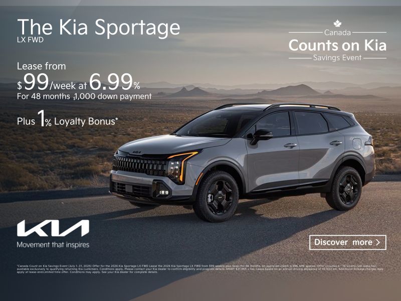 Get the Kia Sportage LX