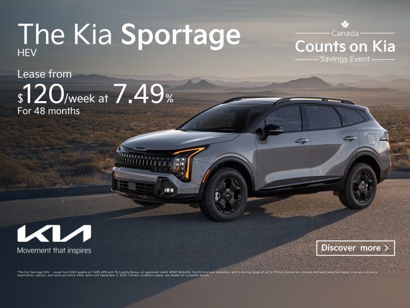 Get the Kia Sportage HEV