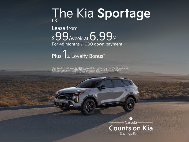 Get the Kia Sportage LX