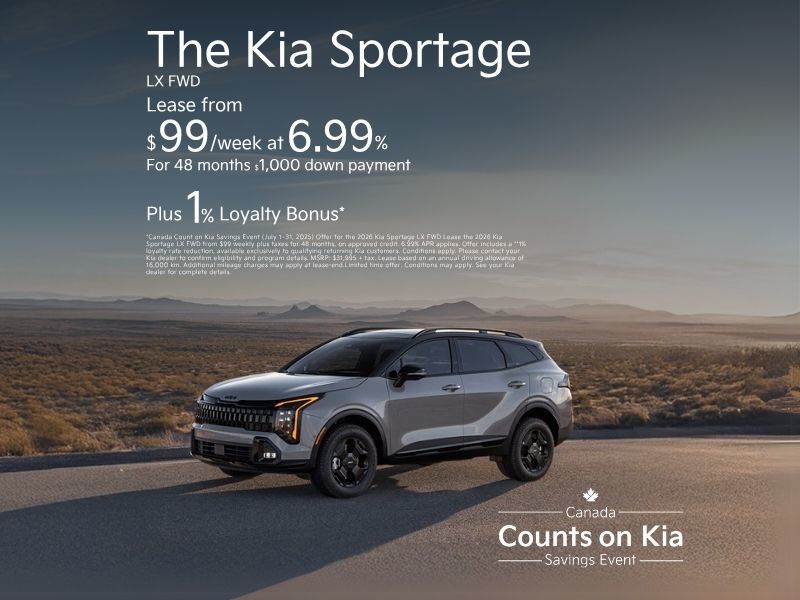 Get the Kia Sportage LX