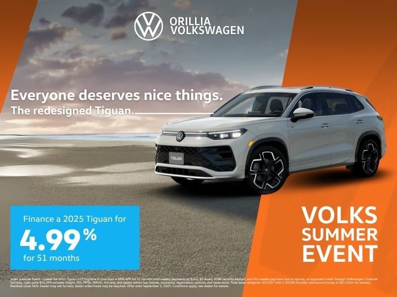 Get the 2025 Volkswagen Tiguan