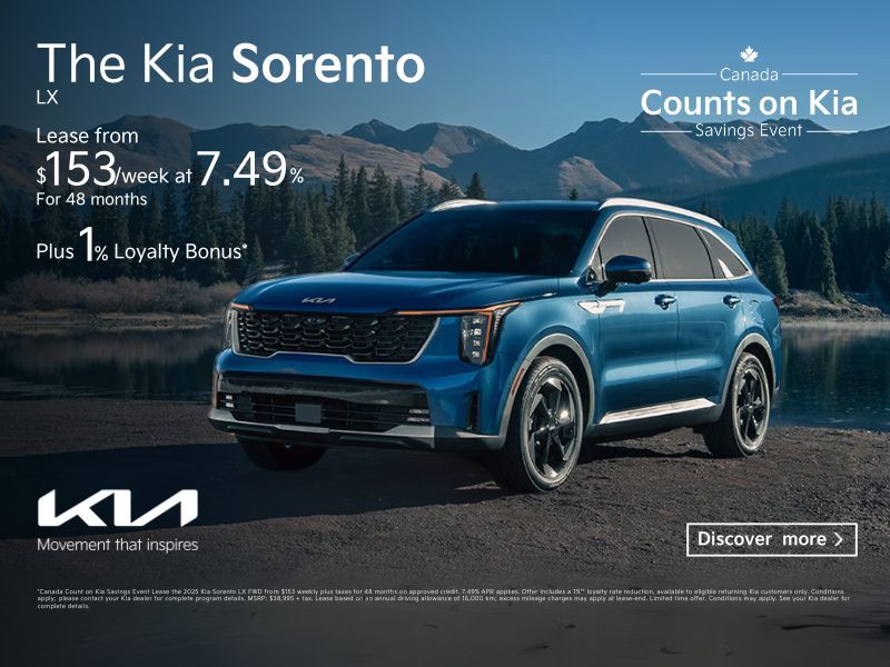 Get the Kia Sorento LX