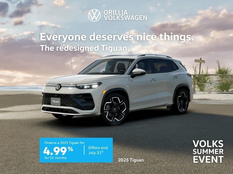 The redesigned Tiguan