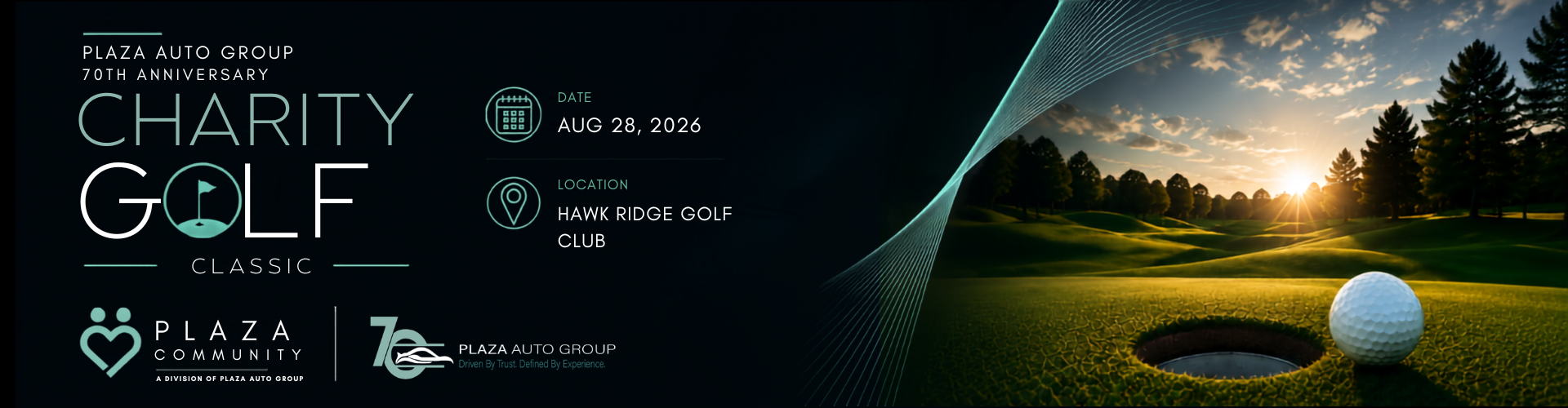 Charity Golf Banner