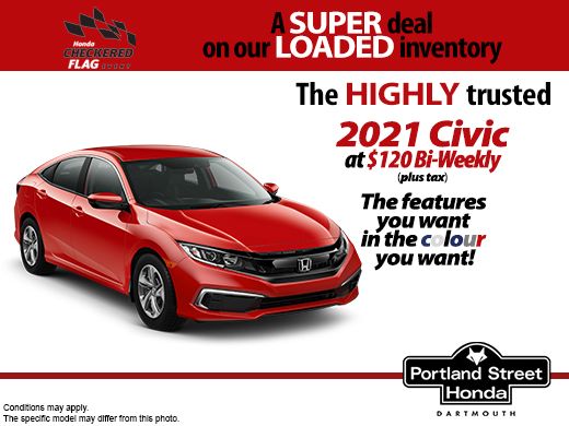 2021 Honda Civic LX $120 bi-weekly plus tax WITH $0 DOWN!