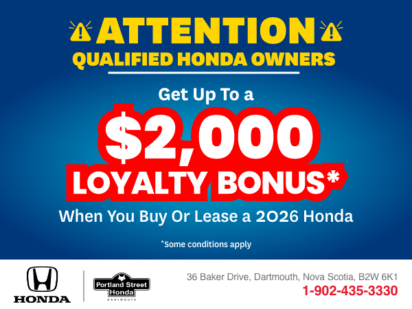 Get up to a $2000 Loyalty Bonus