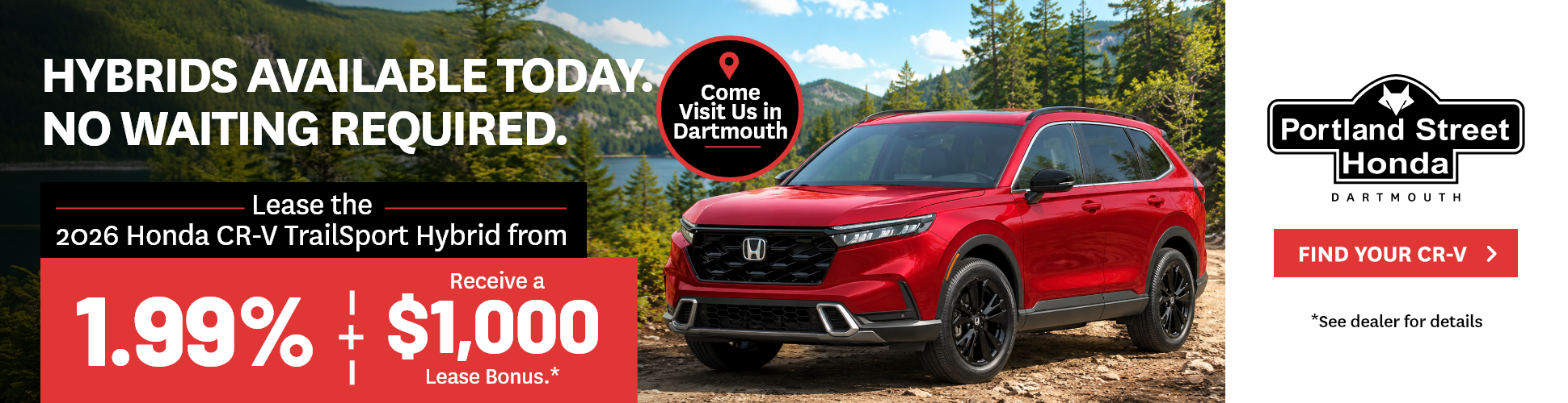 CR-V TrailSport Hybrid Offer