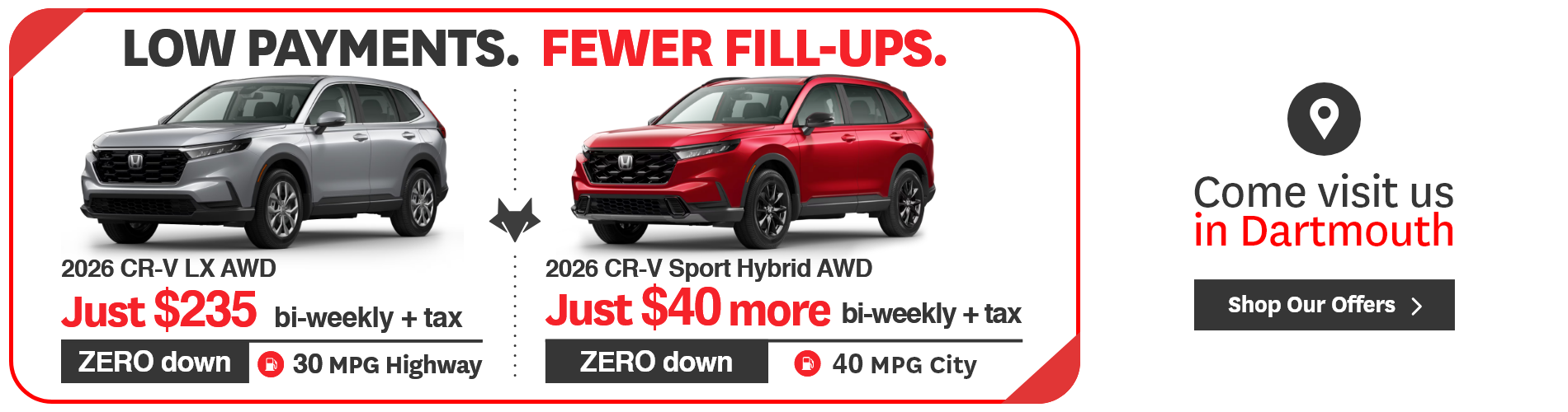 CR-V Offer