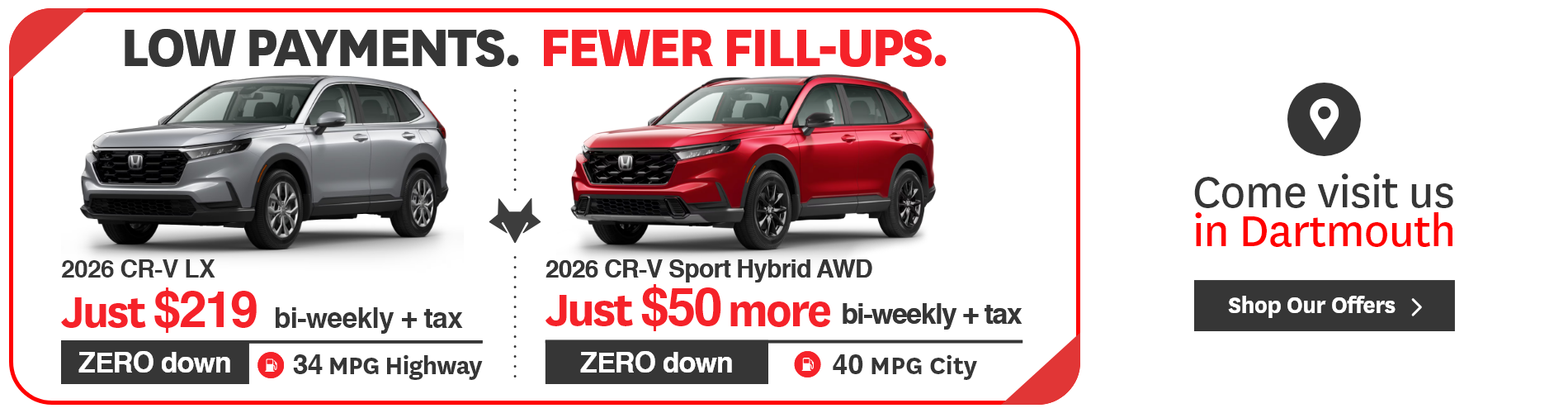 CR-V Offer