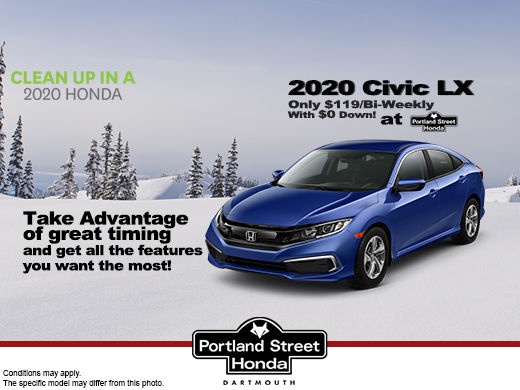2020 Honda Civic LX only $119 bi-weekly + $0 Down!