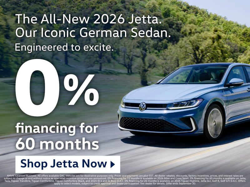 Sept 2026 | 0% Jetta