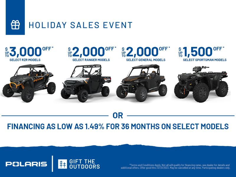 Off-Road Holiday Sales Event