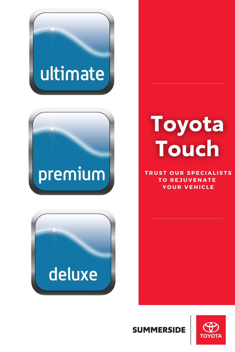 Toyota Touch Detailing