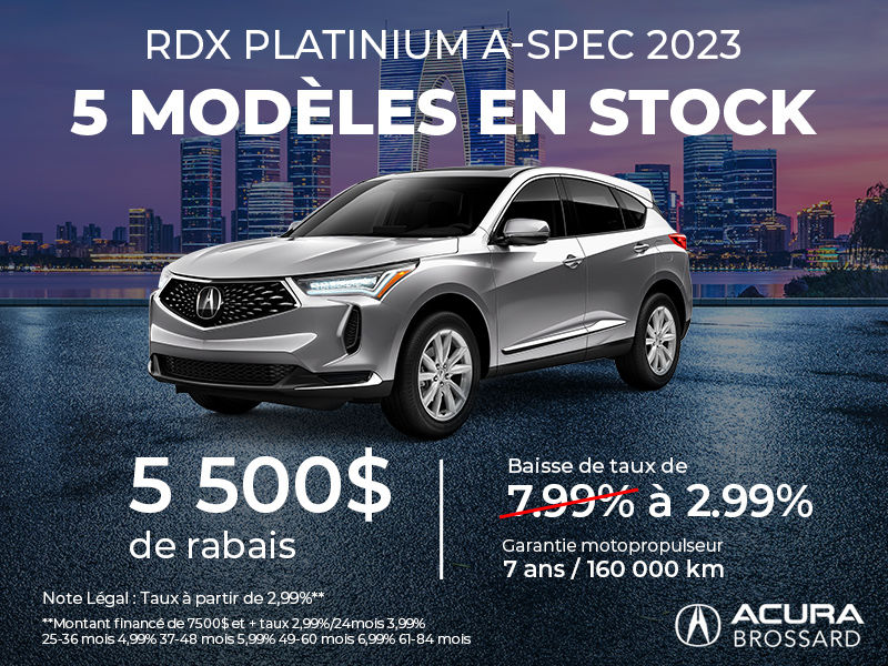 Dcouvrez l'Acura RDX 2023