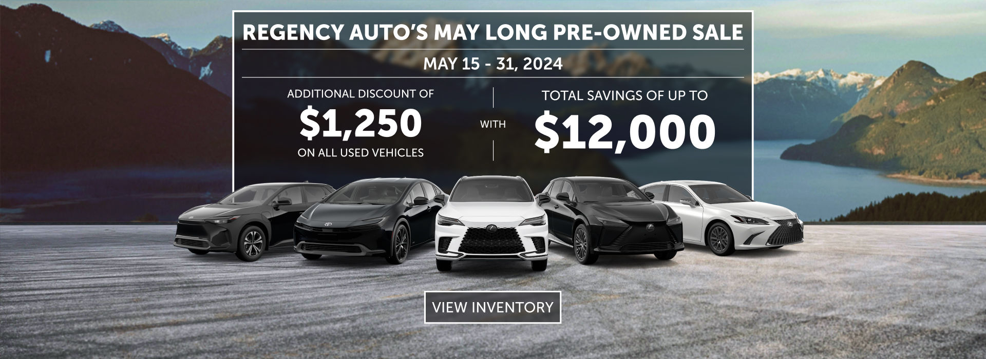 Toyota May PreOwn Sale