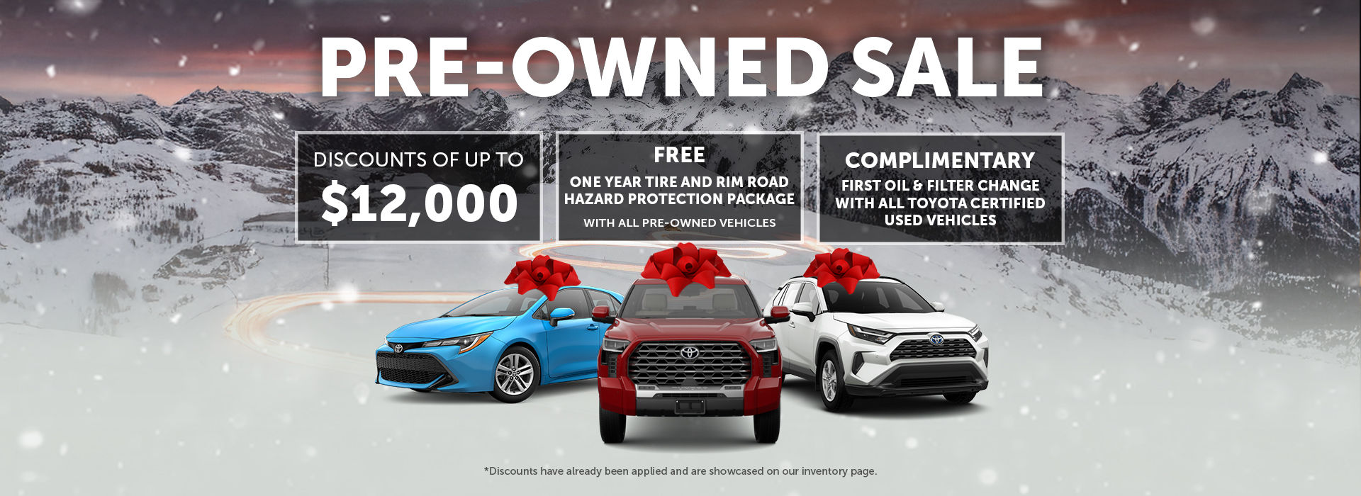 Pre-Owned Sale