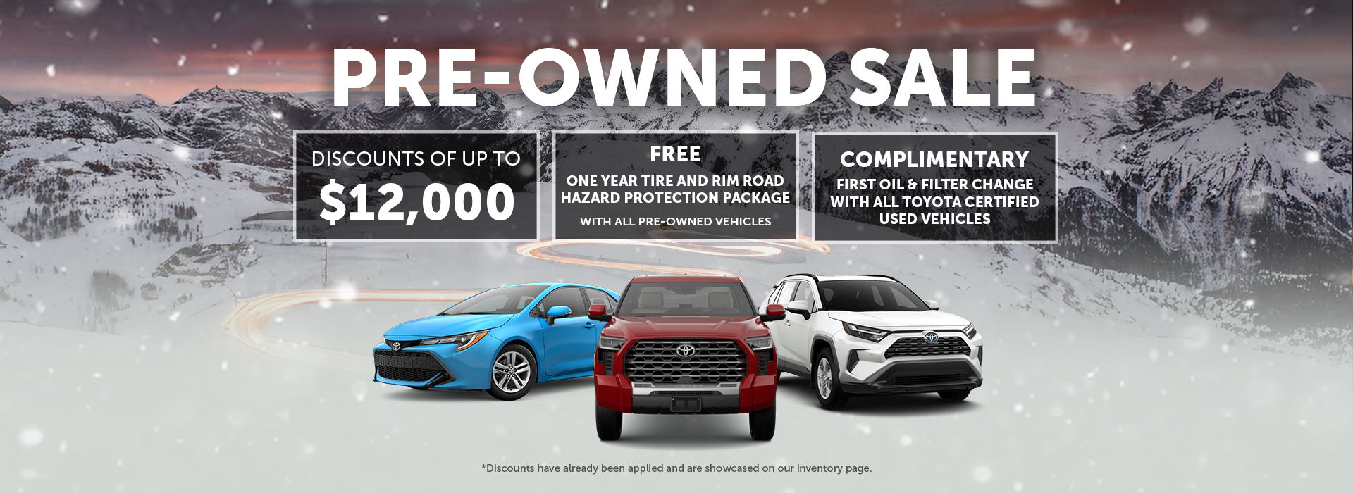 Pre-Owned Sale