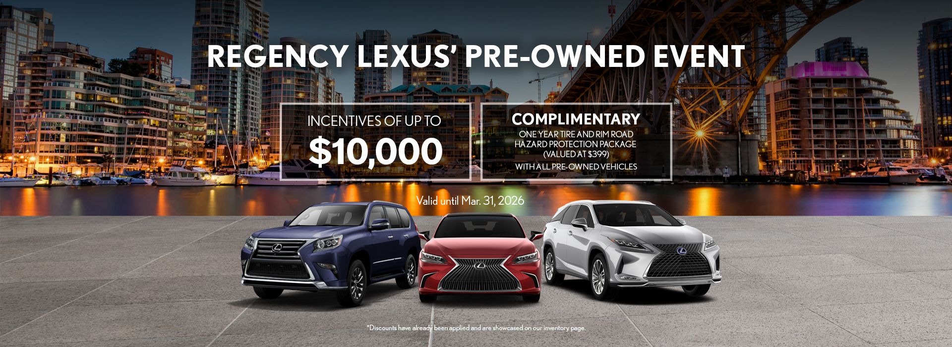 Lexus Pre-owned offers Lexus Pre-owned offers