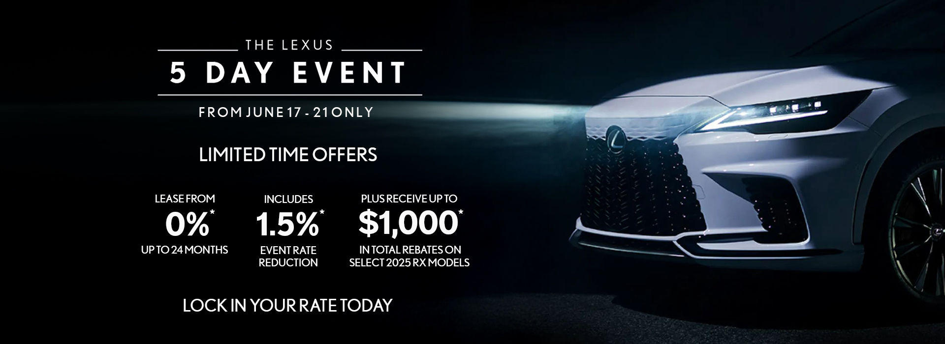 Lexus 5 Day Event