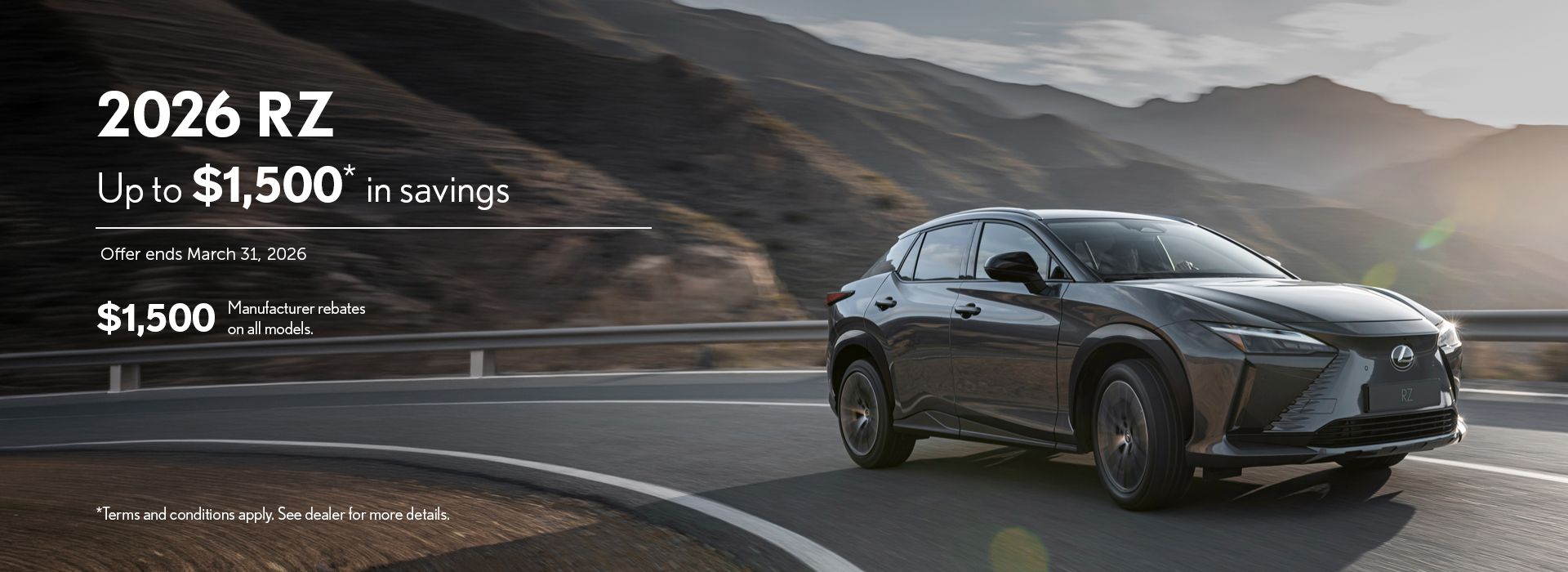 RZ website rebate banner front RZ website rebate banner front