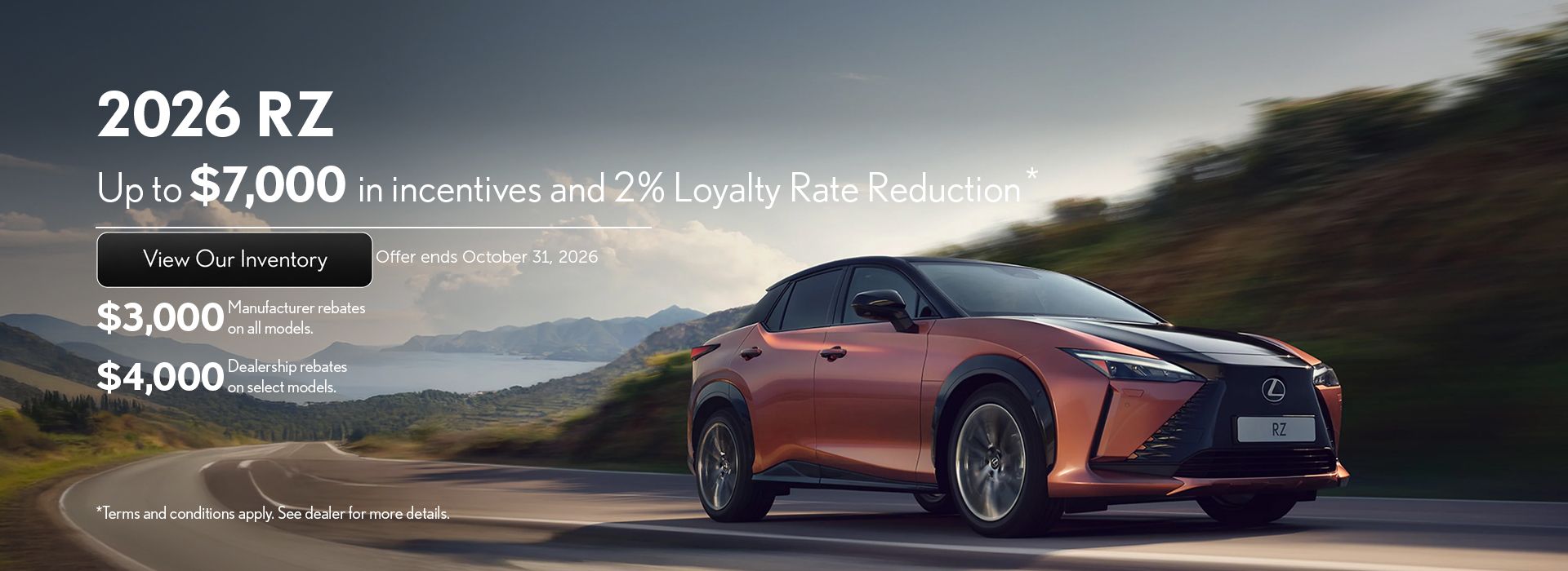 RZ website rebate banner front RZ website rebate banner front