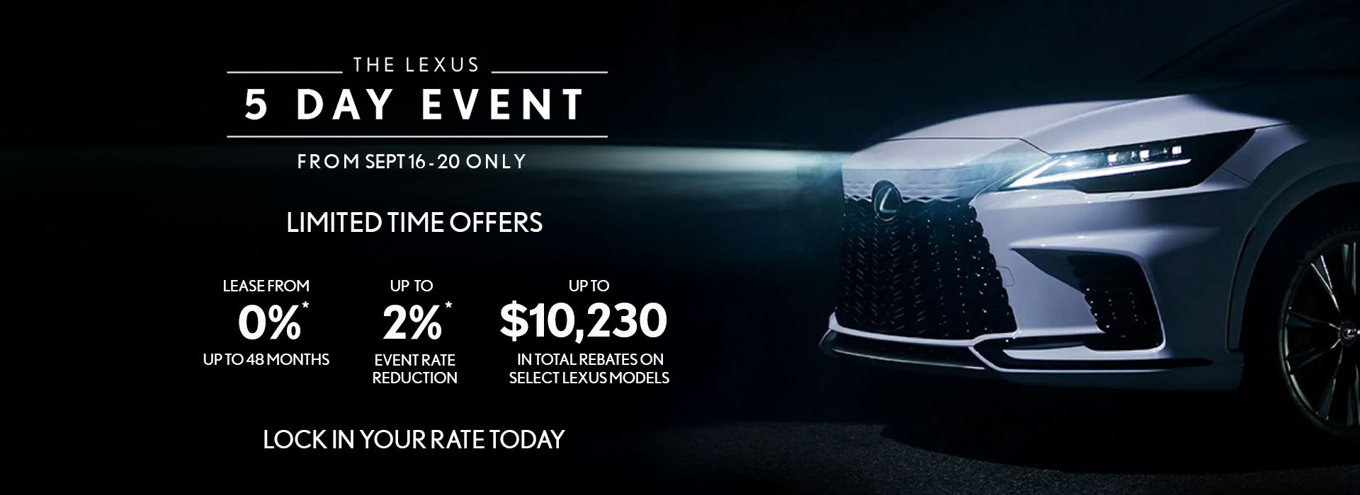 Lexus 5 Day Event