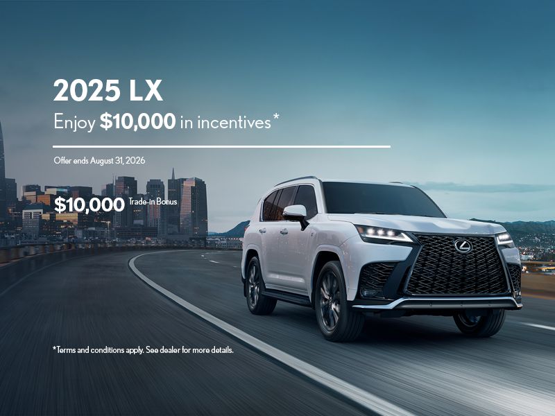 2025 LX600 SPECIAL OFFER