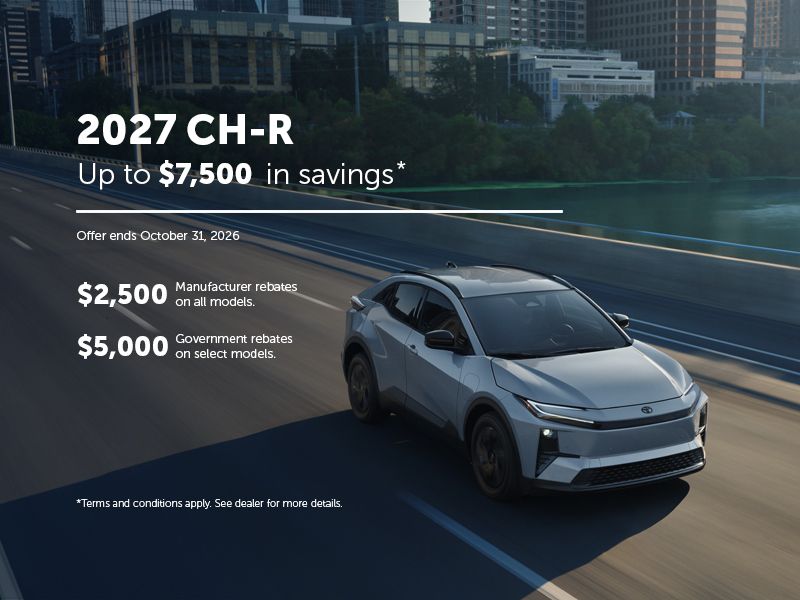 2027 CHR Special Offer