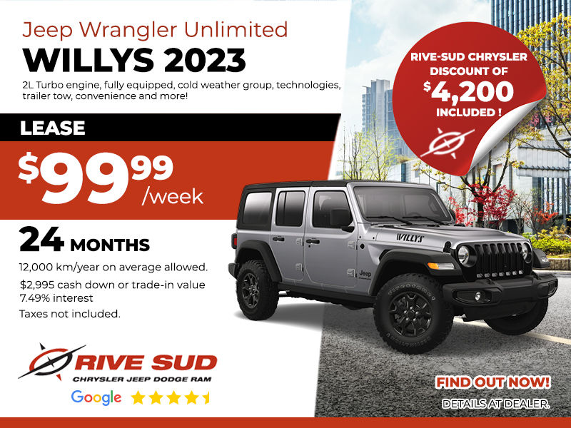 Jeep Wrangler Unlimited Willys 2023