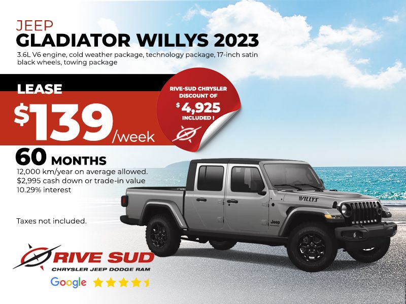 Jeep Gladiator Willys 2023