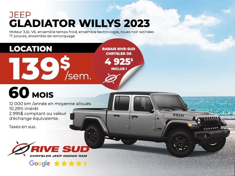Jeep Gladiator Willys 2023