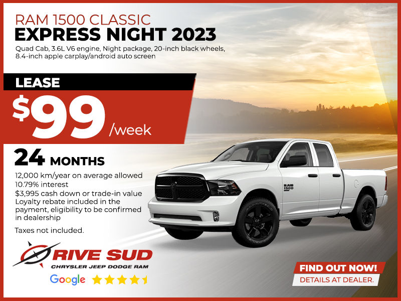Ram 1500 Classic Express Night 2023