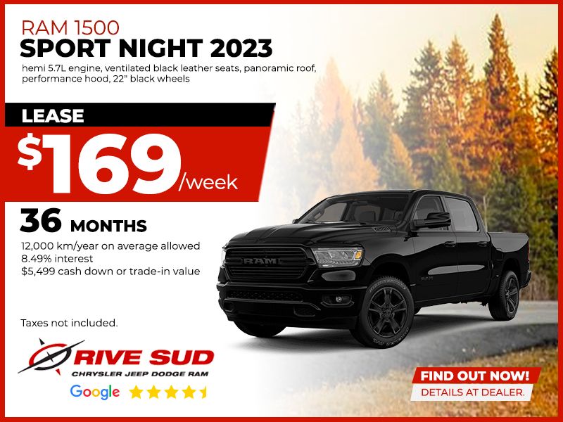 Ram 1500 Sport night 2023