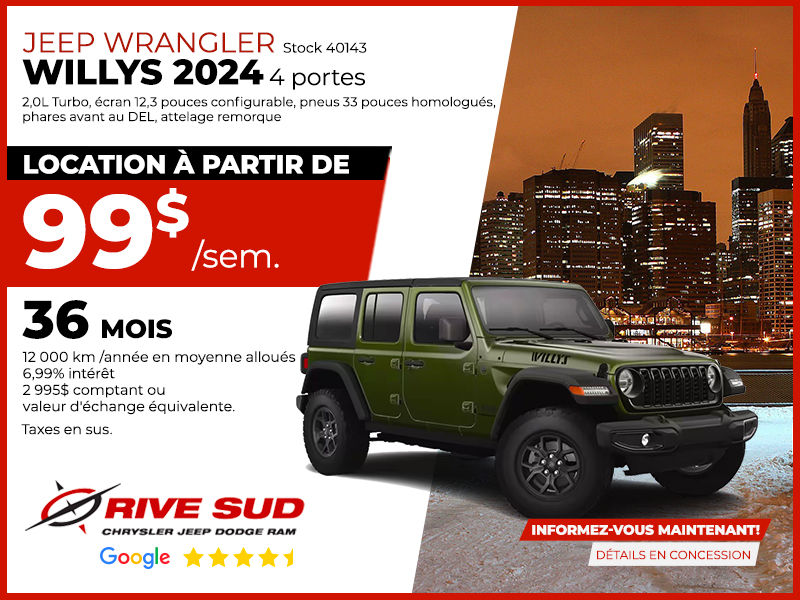 Jeep Wrangler Willys 2024