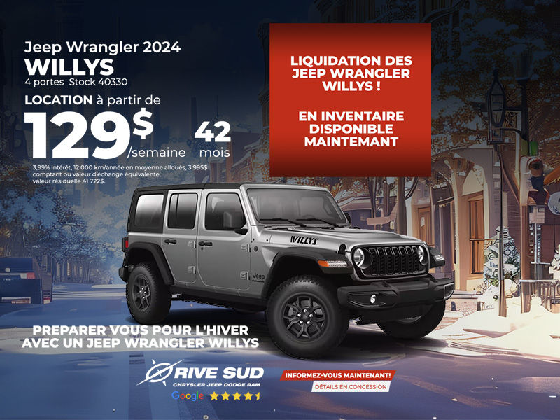 Wrangler Willys 2024