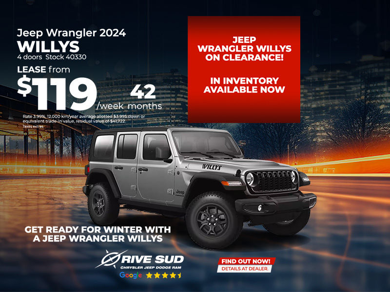 Wrangler Willys 2024