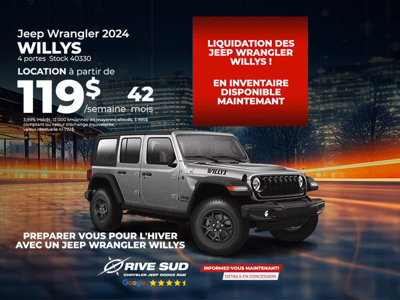 Wrangler Willys 2024