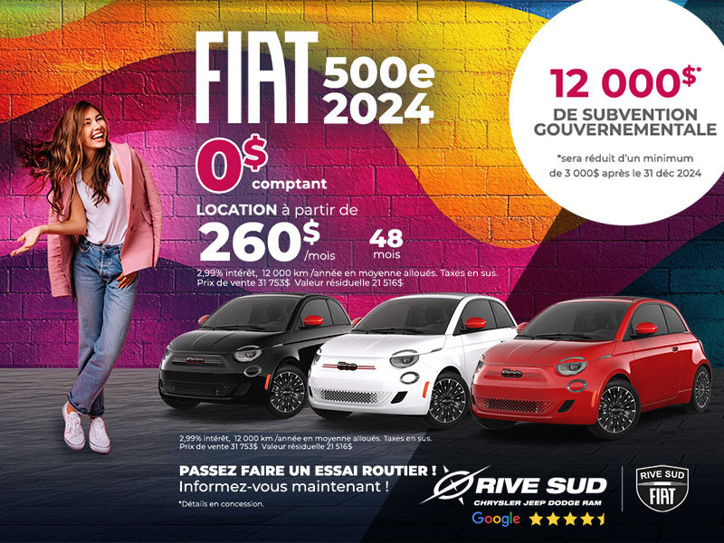 Fiat 500e 2024