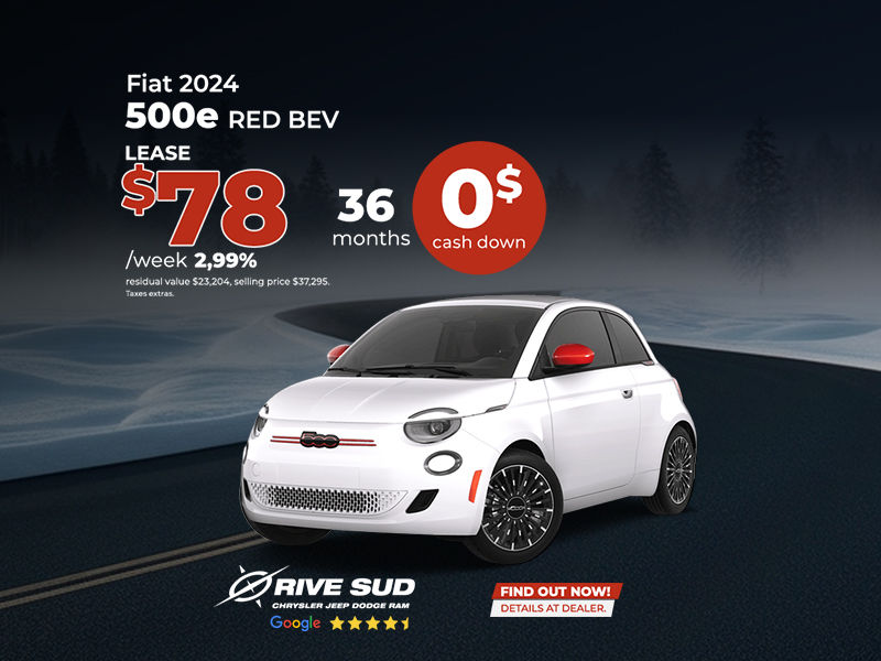 Fiat 500e 2024 - 48 hours promotion only!