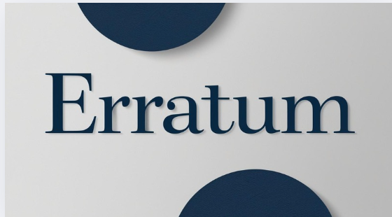 Erratum