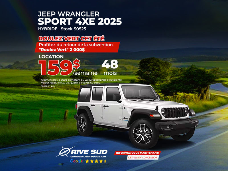 Jeep Wrangler 4Xe Sport 2025