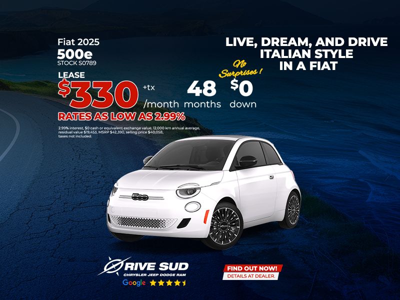 Fiat 500e 2025