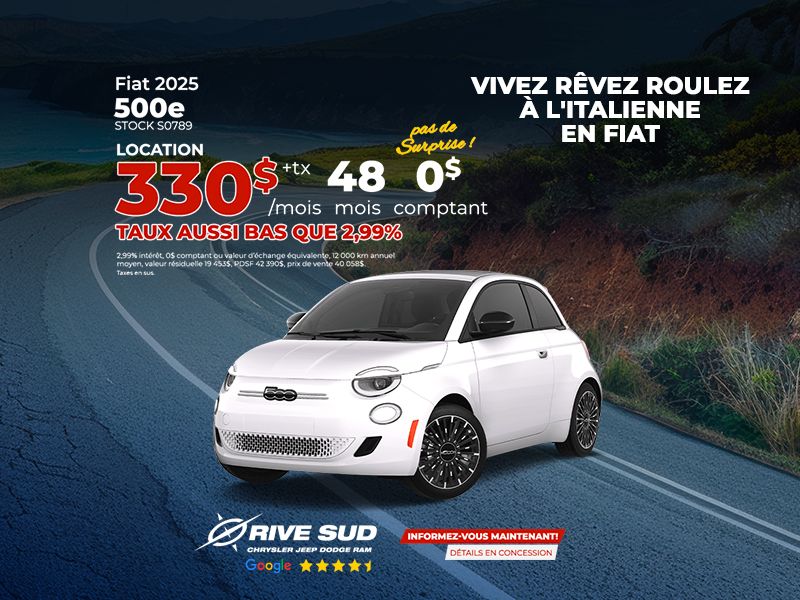 Fiat 500e 2025